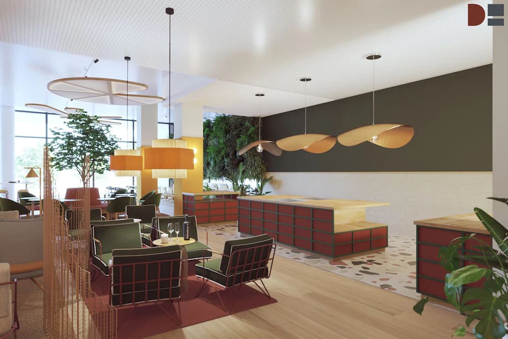 Lobby sitting area
