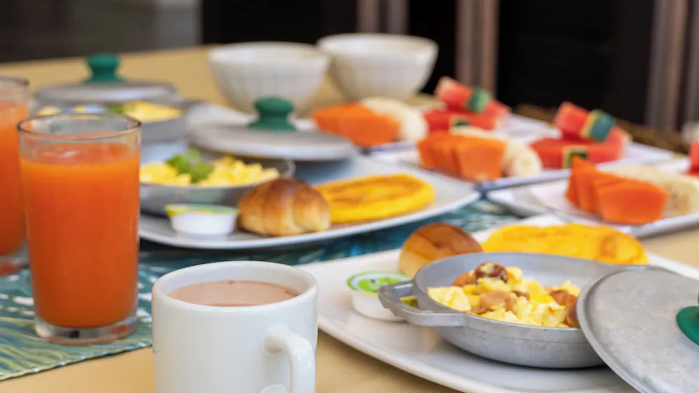 Breakfast buffet