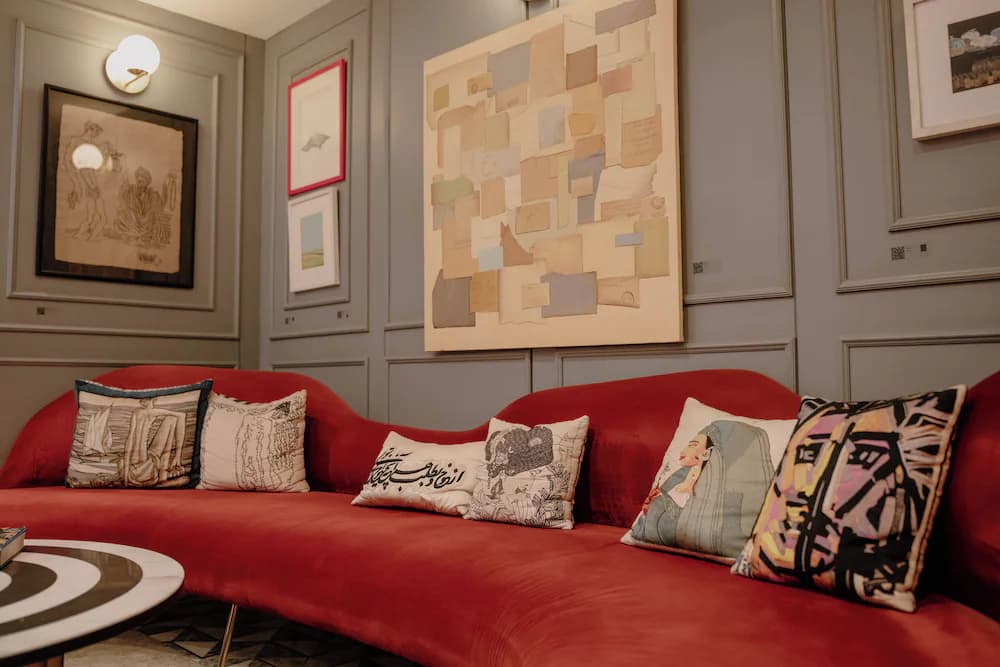 Lobby sitting area