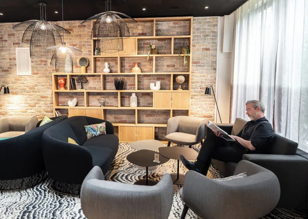 Lobby sitting area