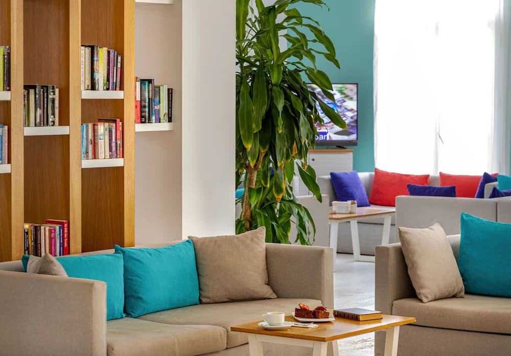 Lobby sitting area