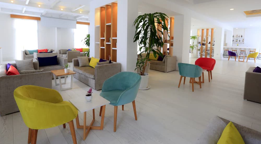 Lobby sitting area