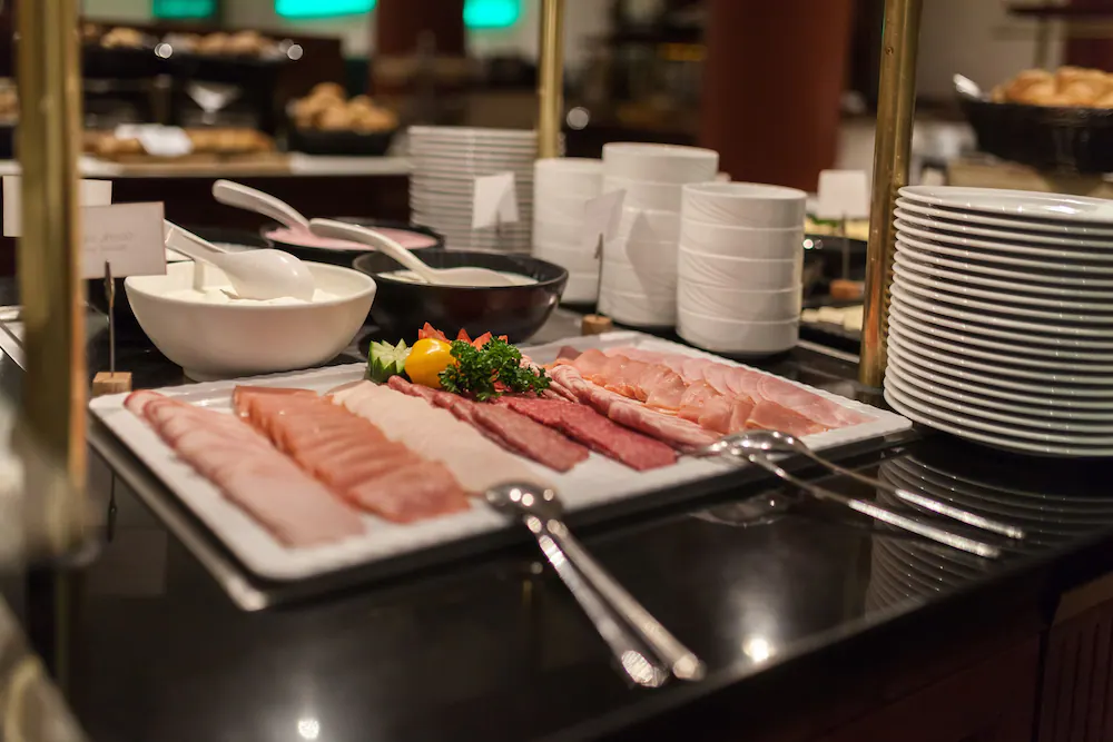 Breakfast buffet