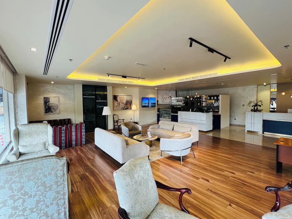 Lobby sitting area