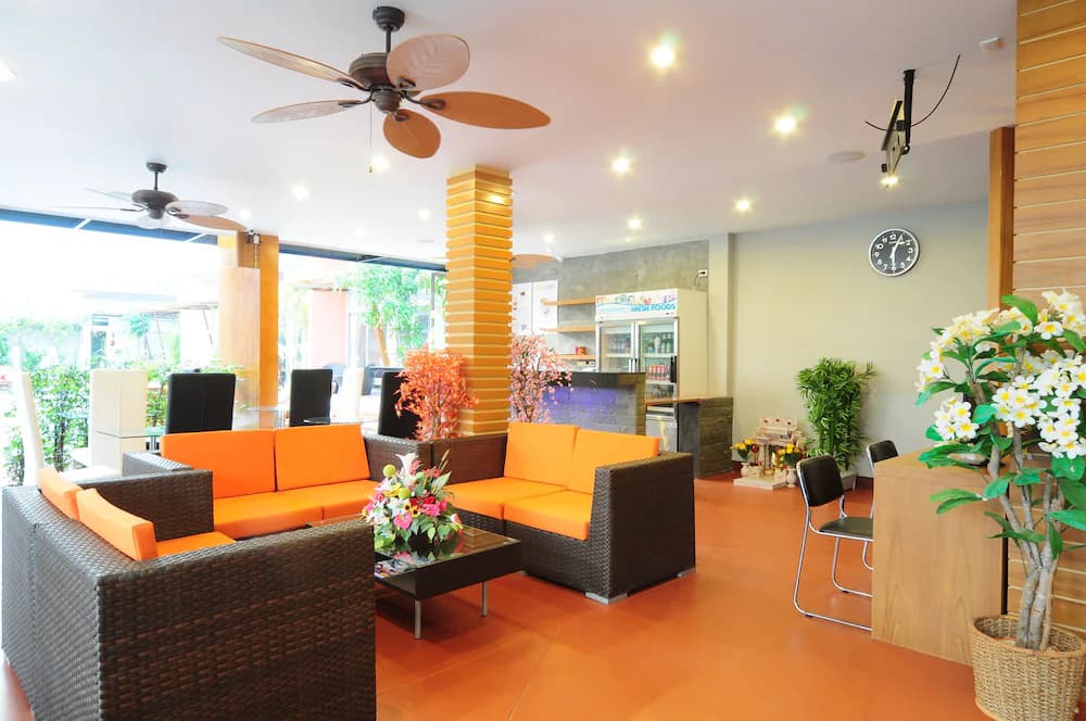 Lobby sitting area