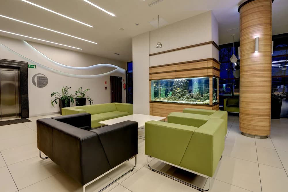 Lobby sitting area