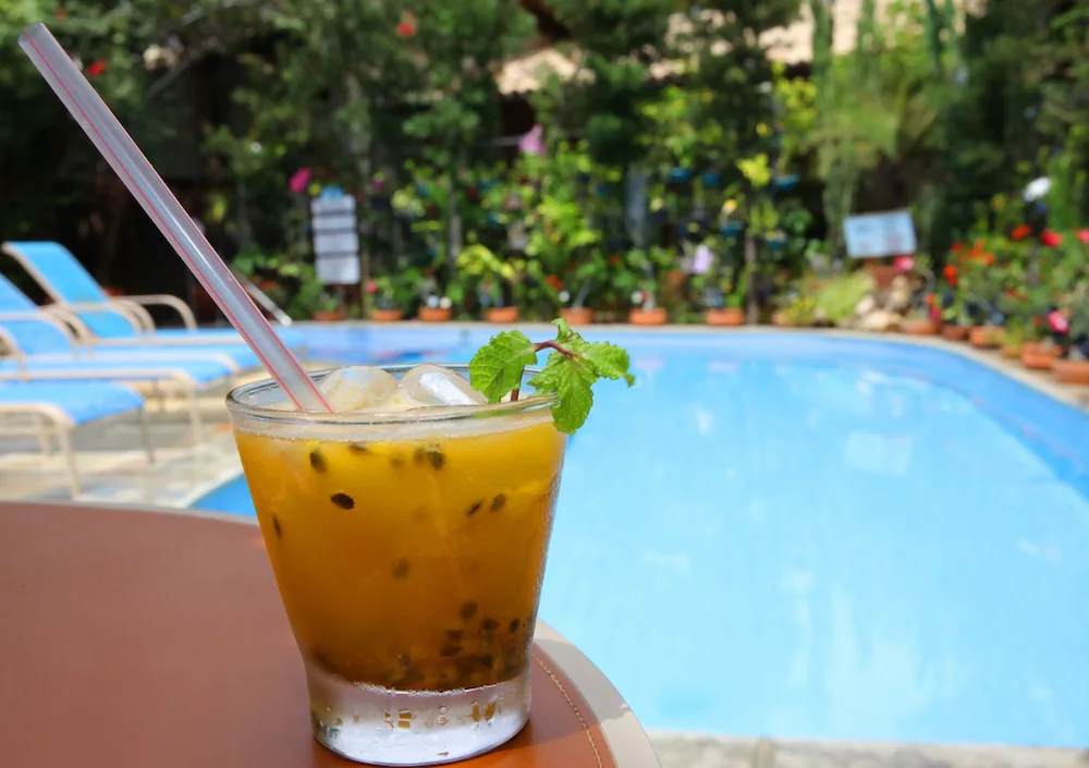 Poolside bar