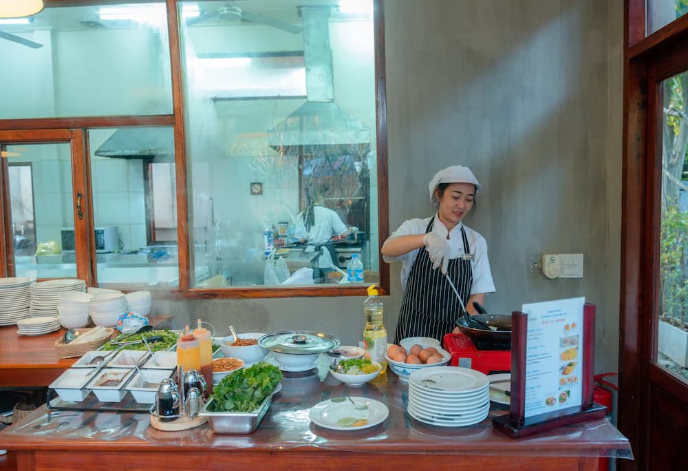 Breakfast buffet