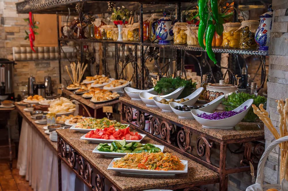 Breakfast buffet