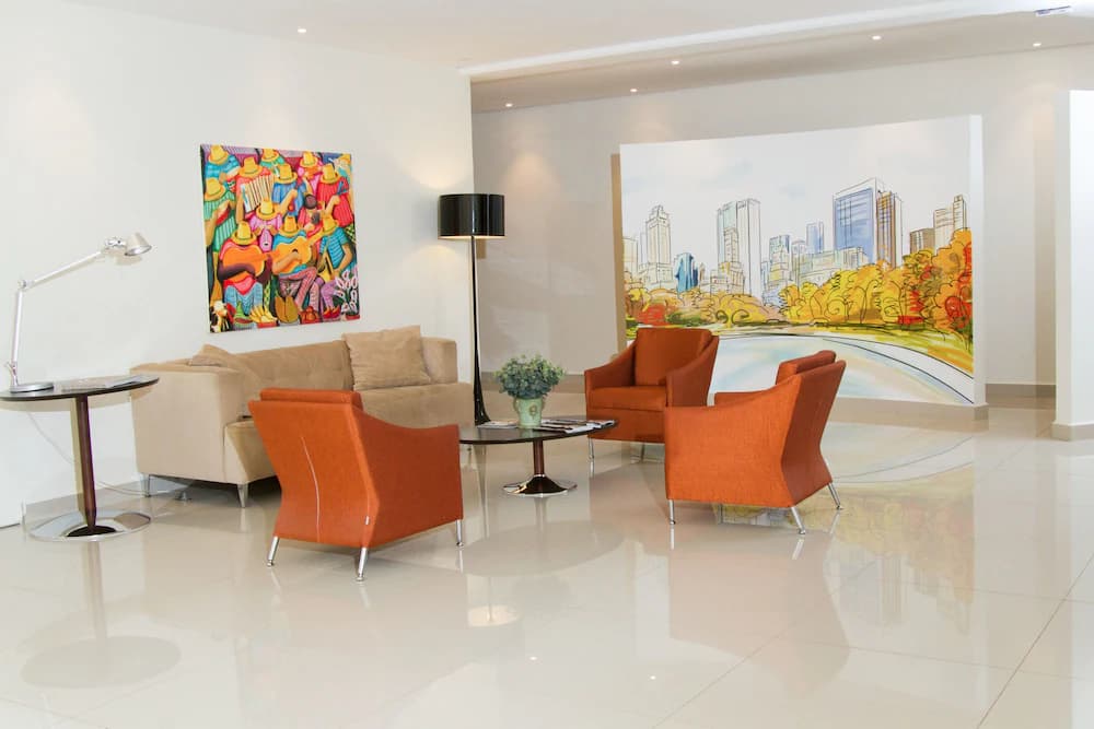 Lobby sitting area