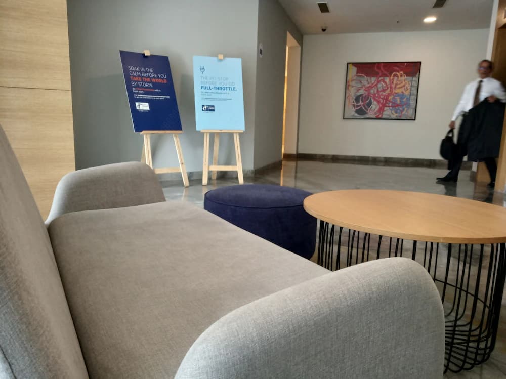 Lobby sitting area