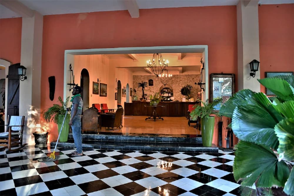 Interior entrance