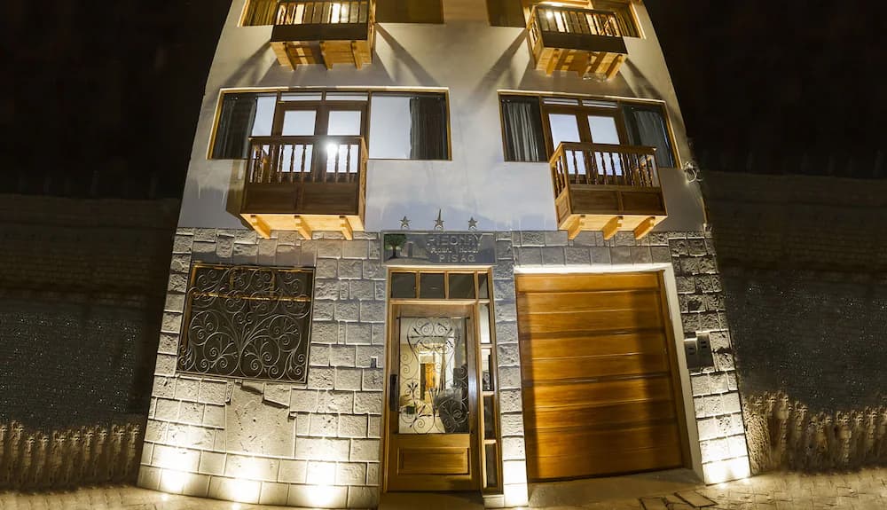 Front of property - evening/night