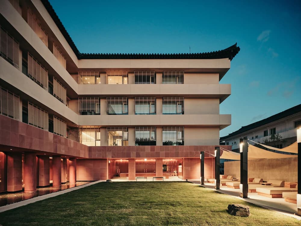 Front of property - evening/night