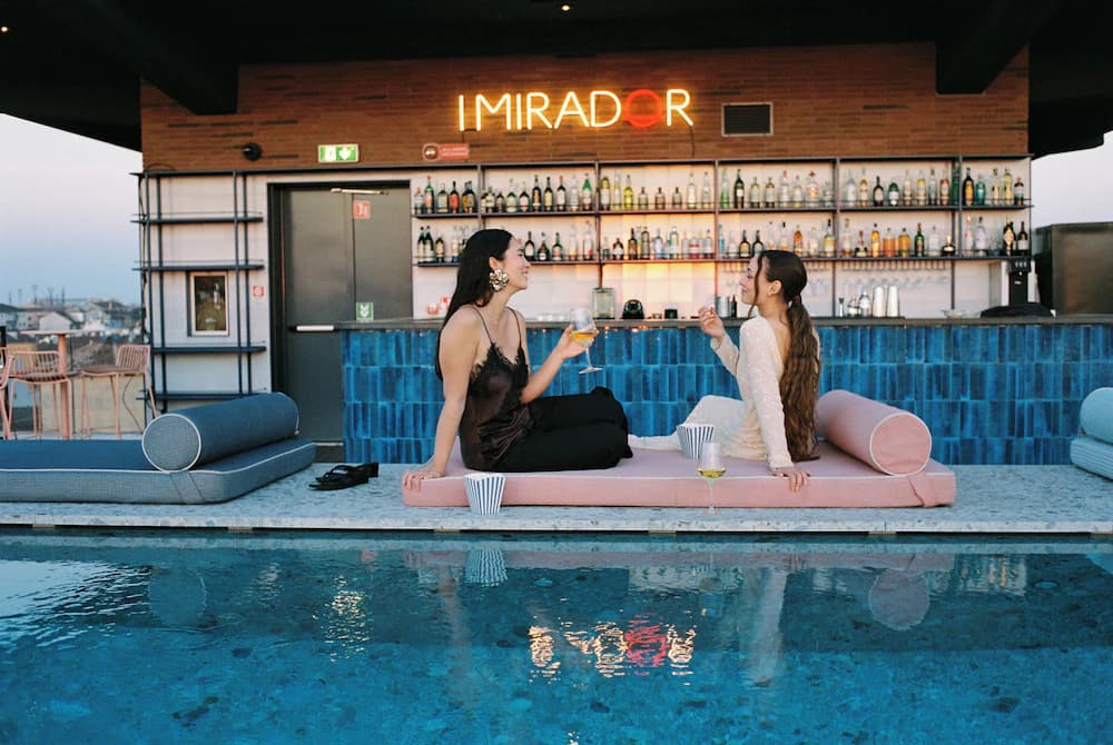 Rooftop pool
