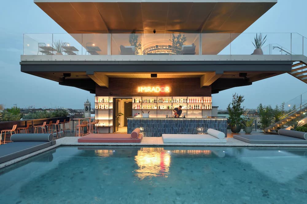 Rooftop pool
