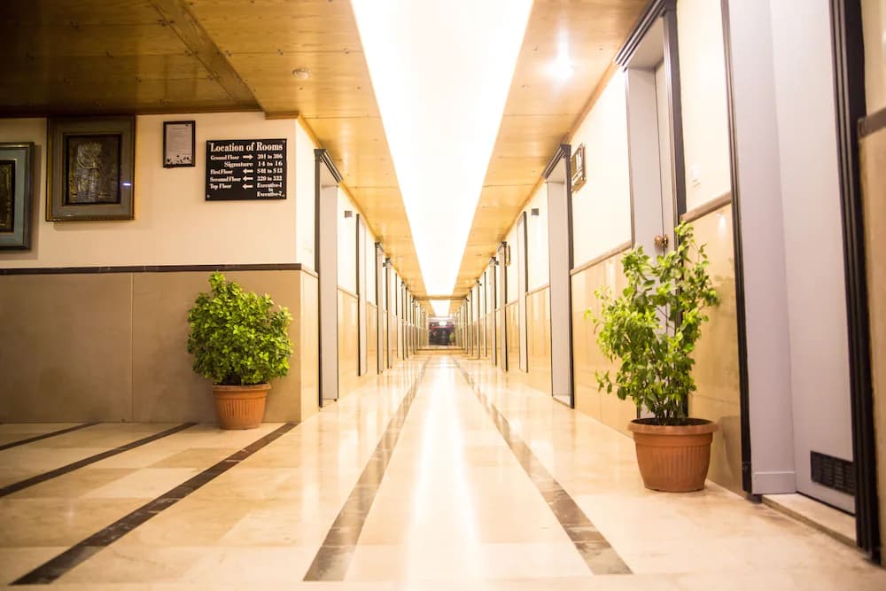 Interior entrance