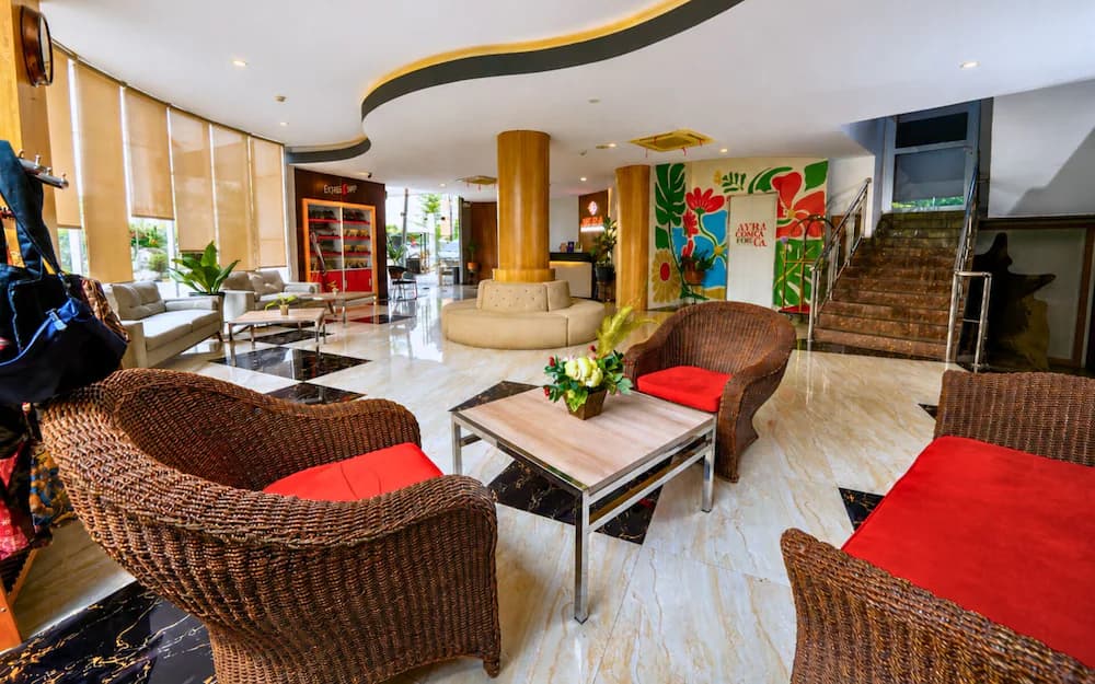 Lobby sitting area