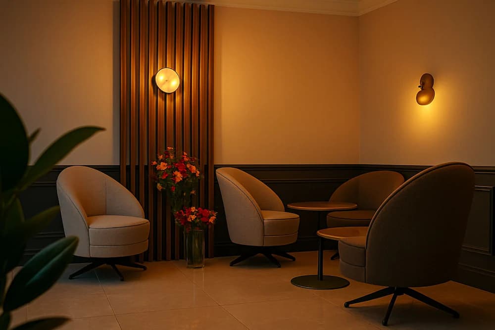 Lobby sitting area
