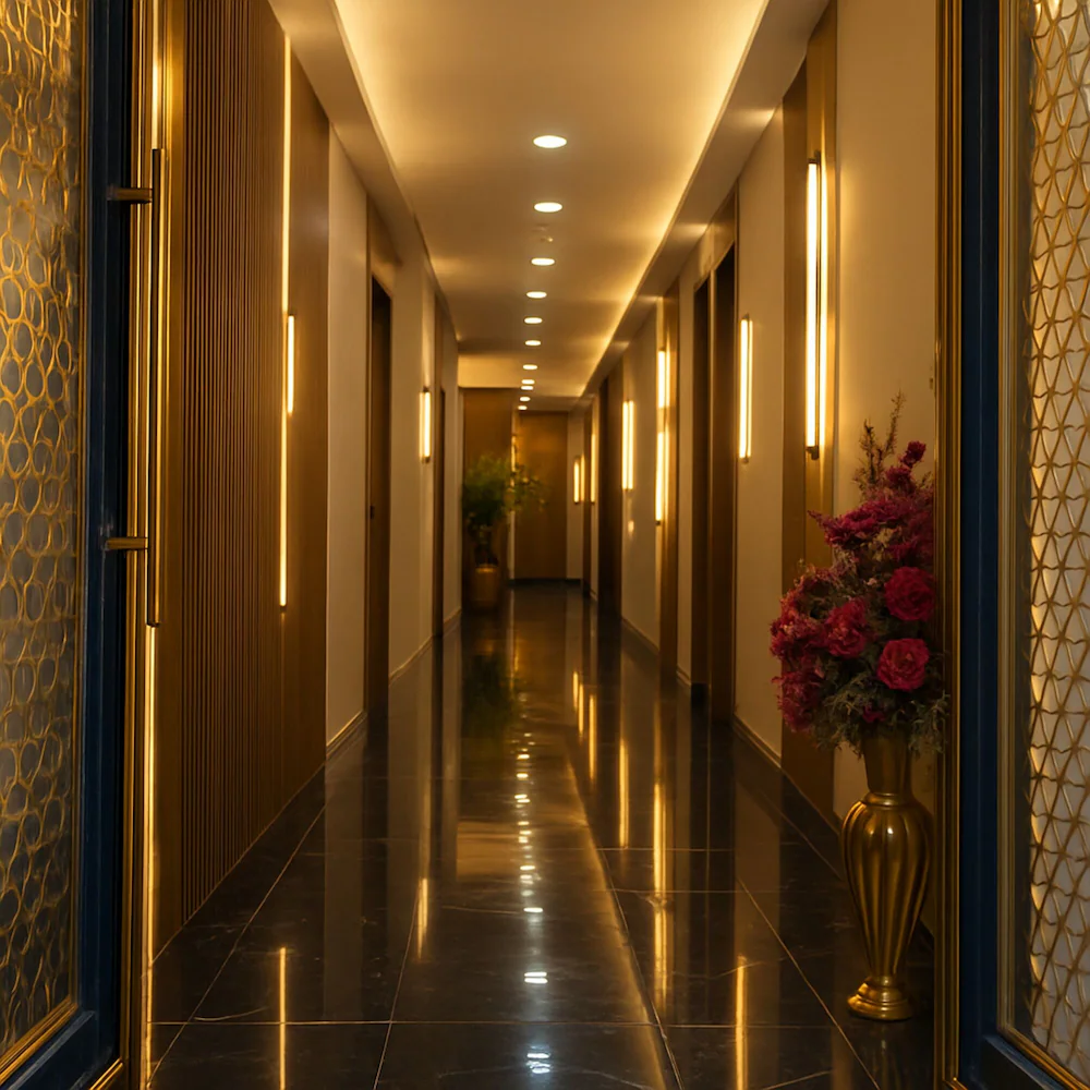 Interior entrance