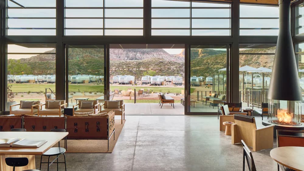 Lobby sitting area