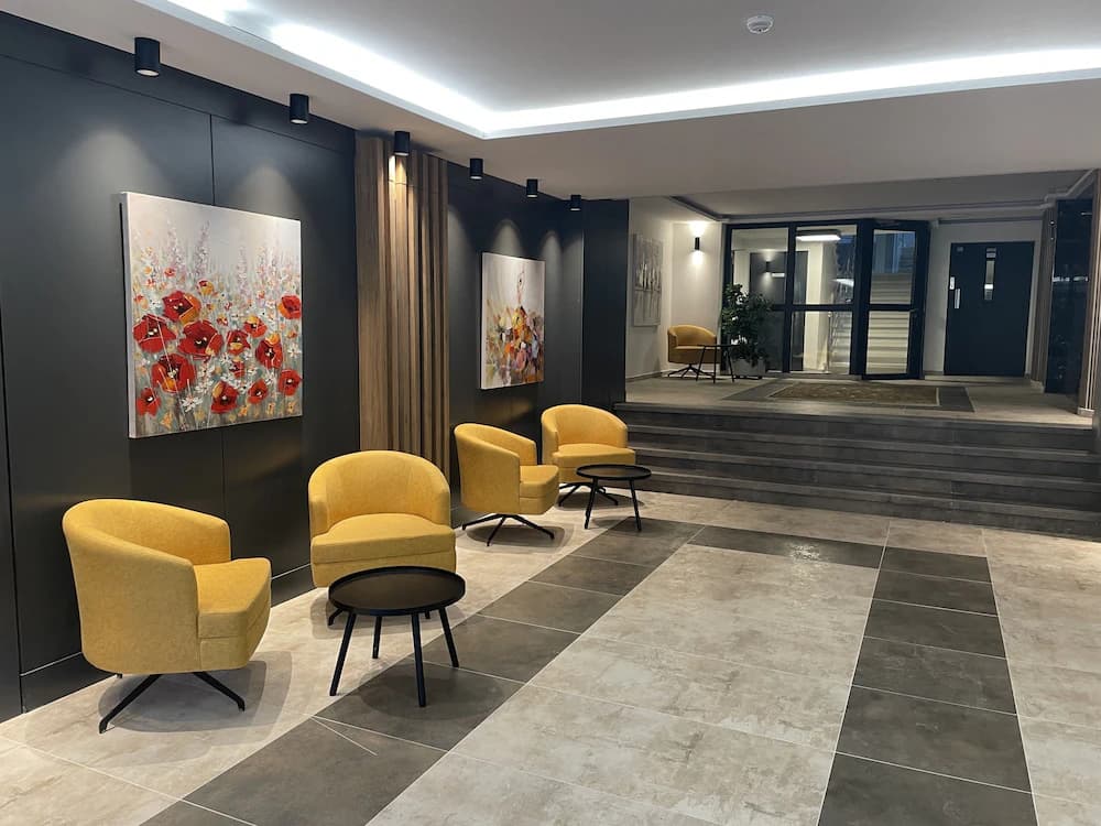 Lobby sitting area