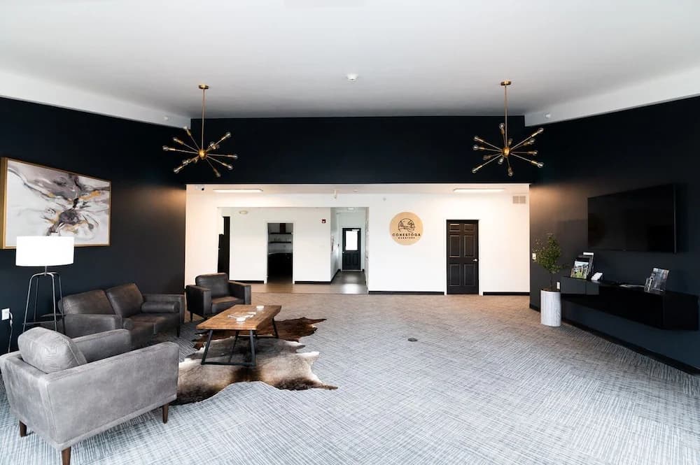 Lobby sitting area