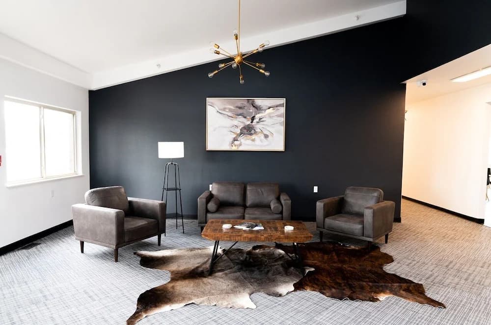 Lobby sitting area
