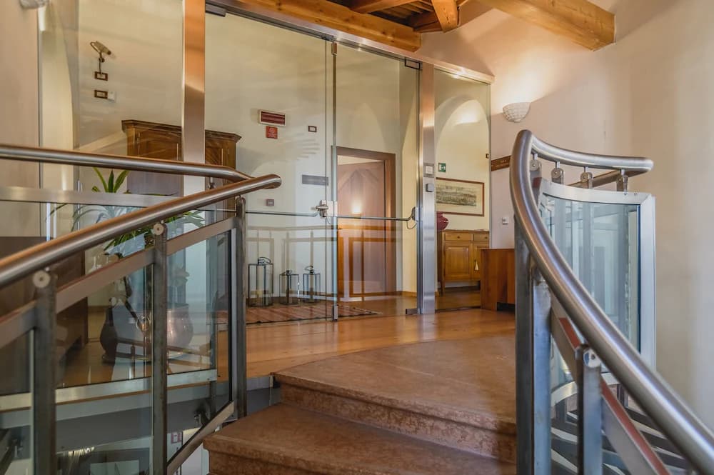 Interior entrance