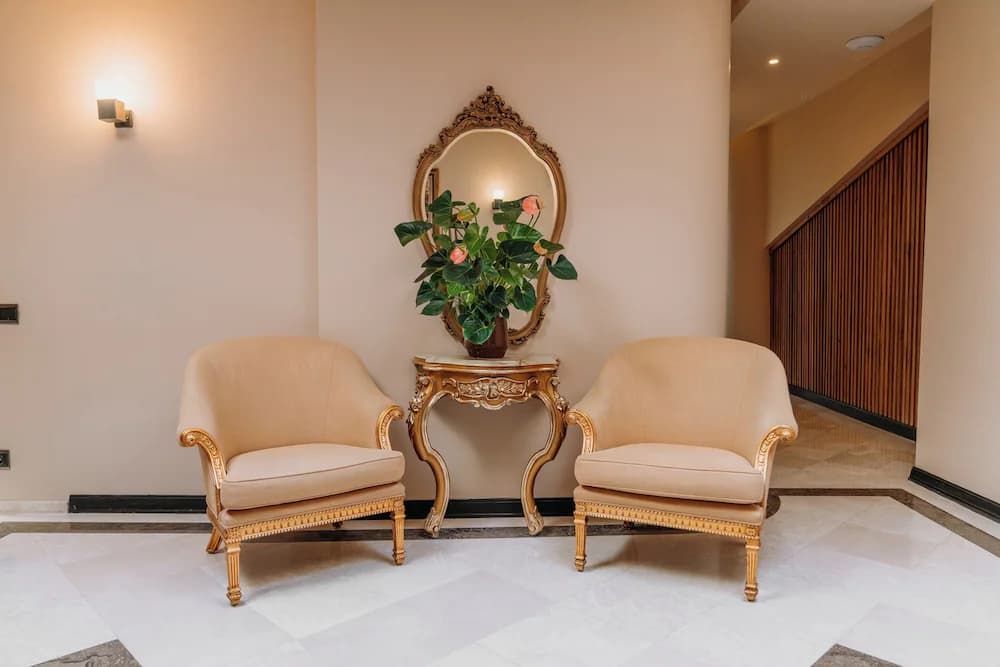 Lobby sitting area