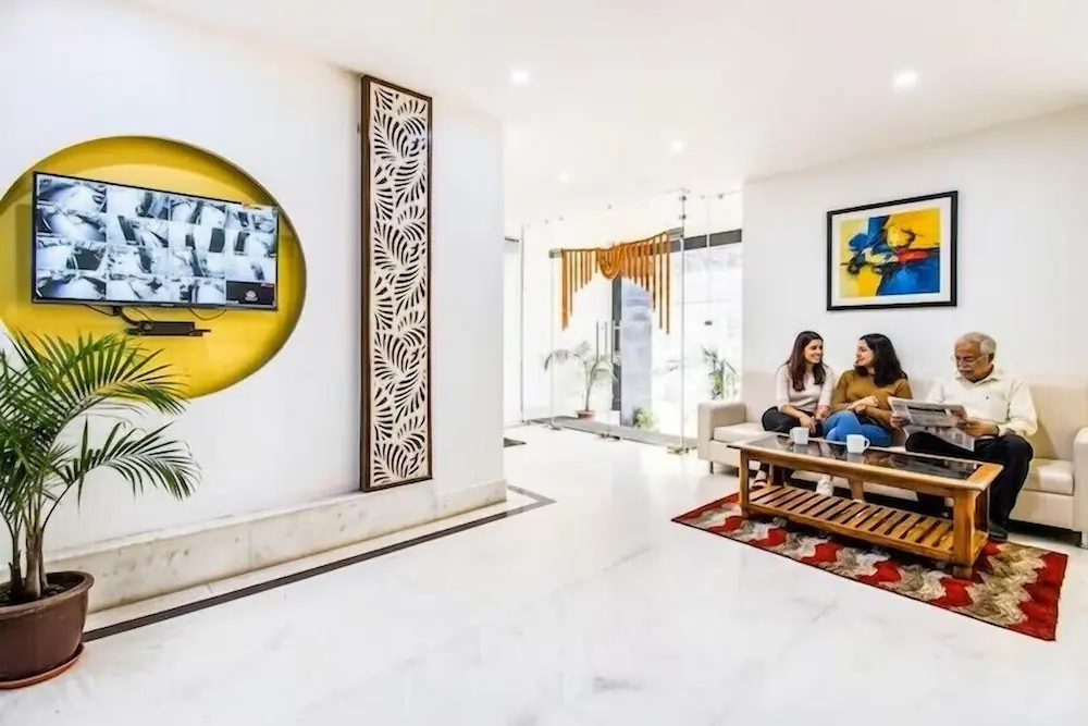 Lobby sitting area