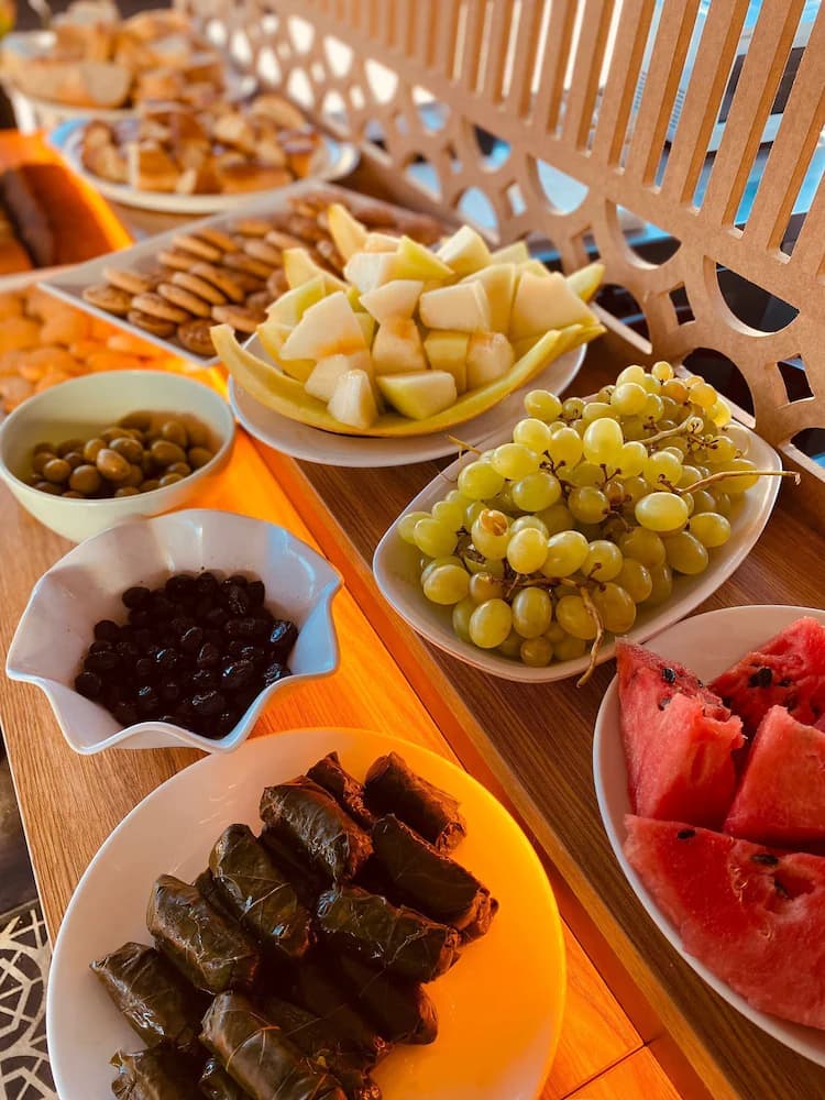 Breakfast buffet