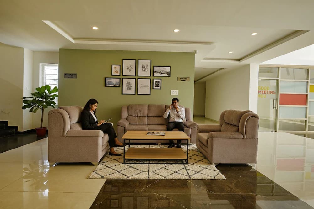 Lobby sitting area