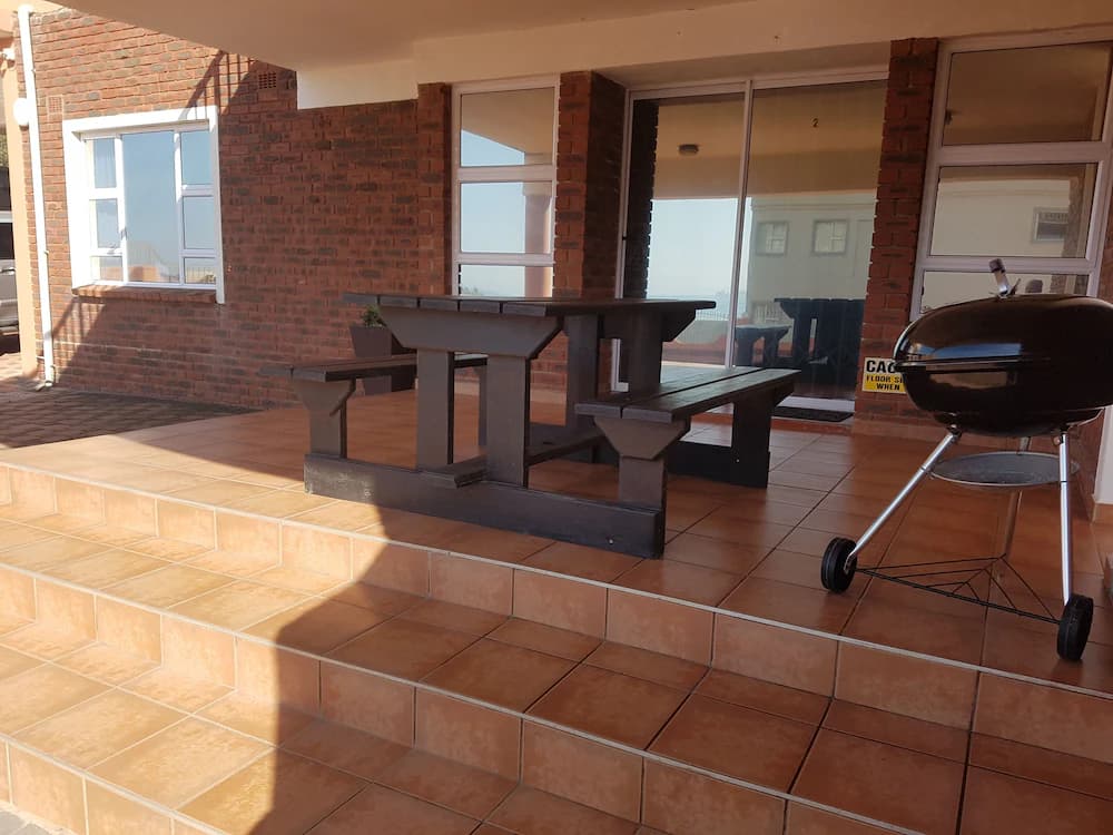 Outdoor banquet area