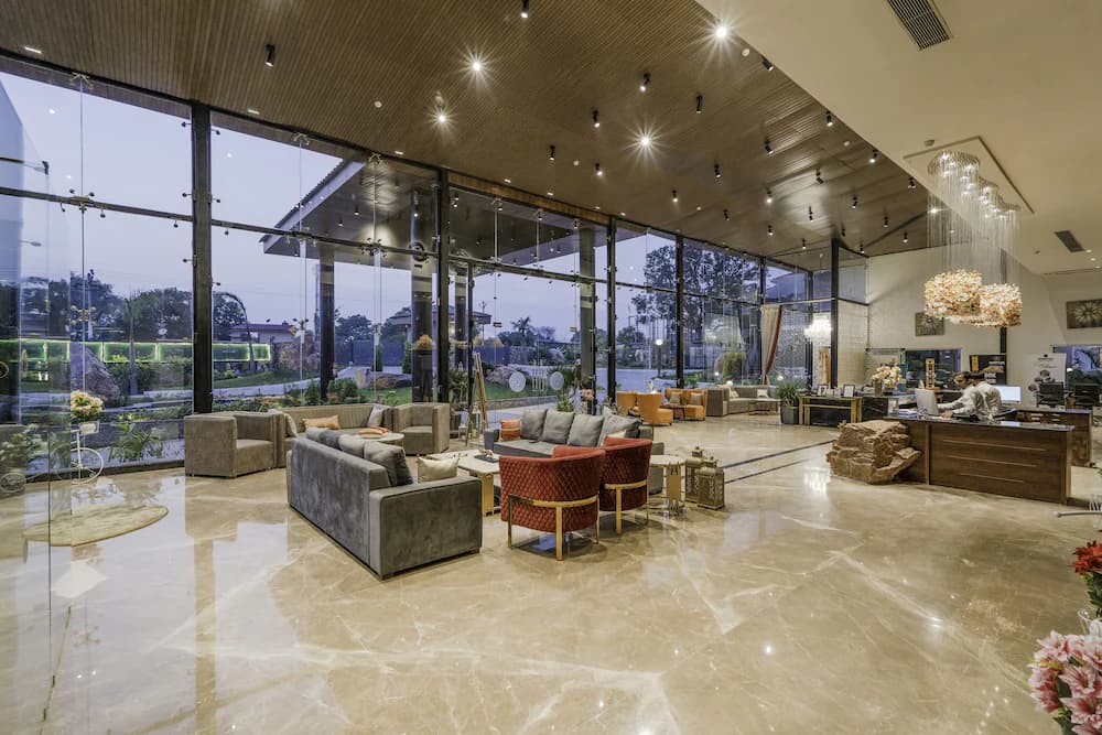 Lobby sitting area