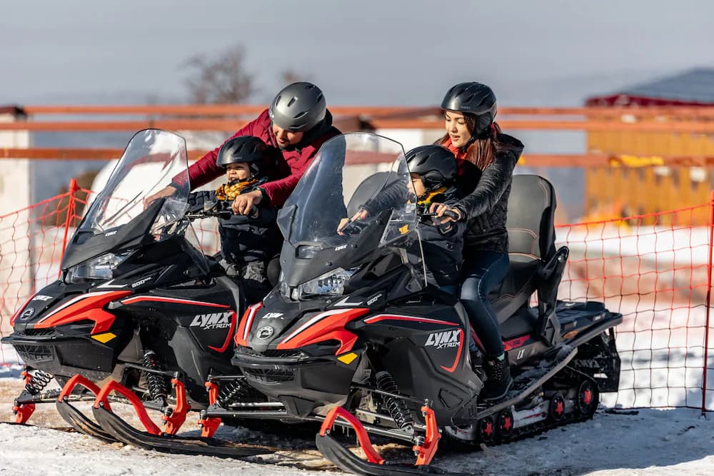 Snowmobiling