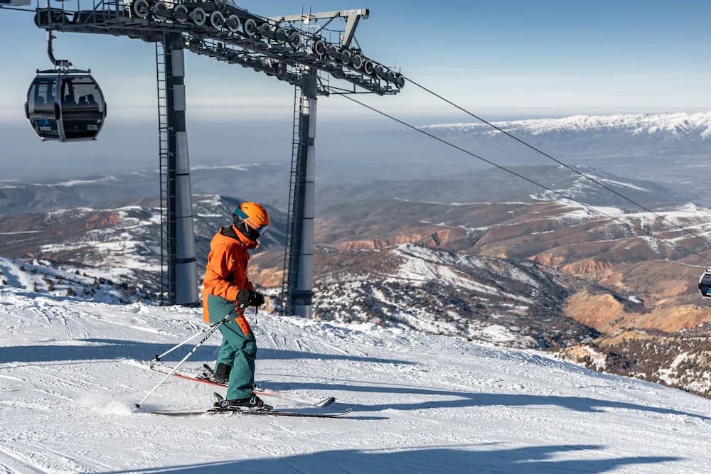 Skiing