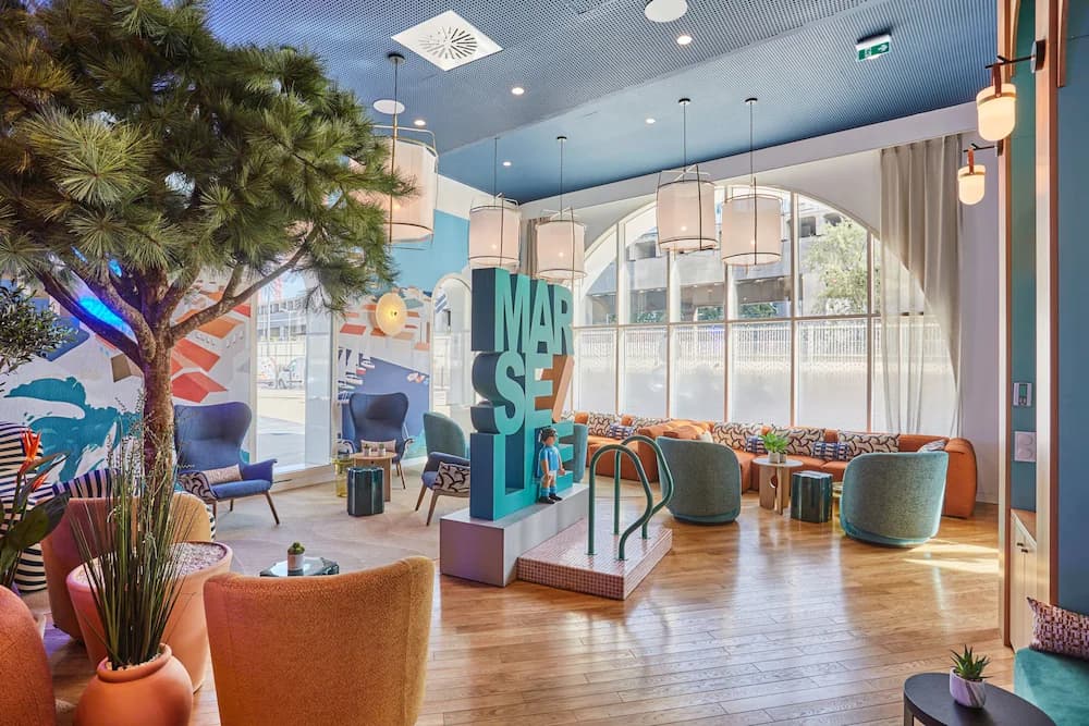 Lobby sitting area