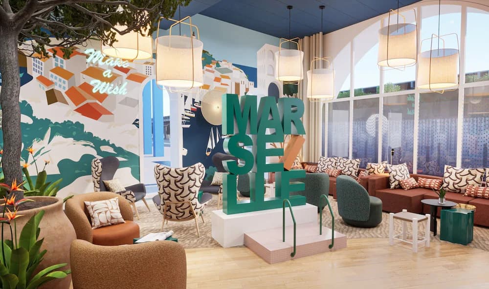 Lobby sitting area