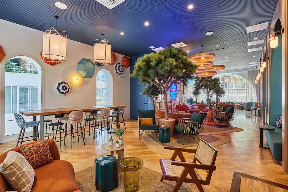 Lobby sitting area