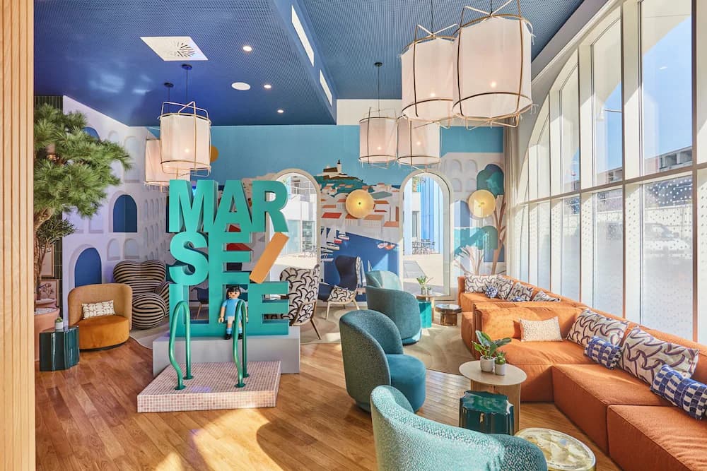 Lobby sitting area