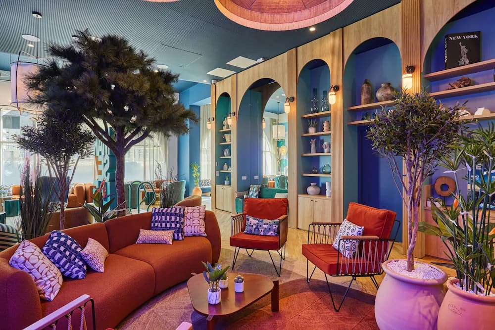 Lobby sitting area