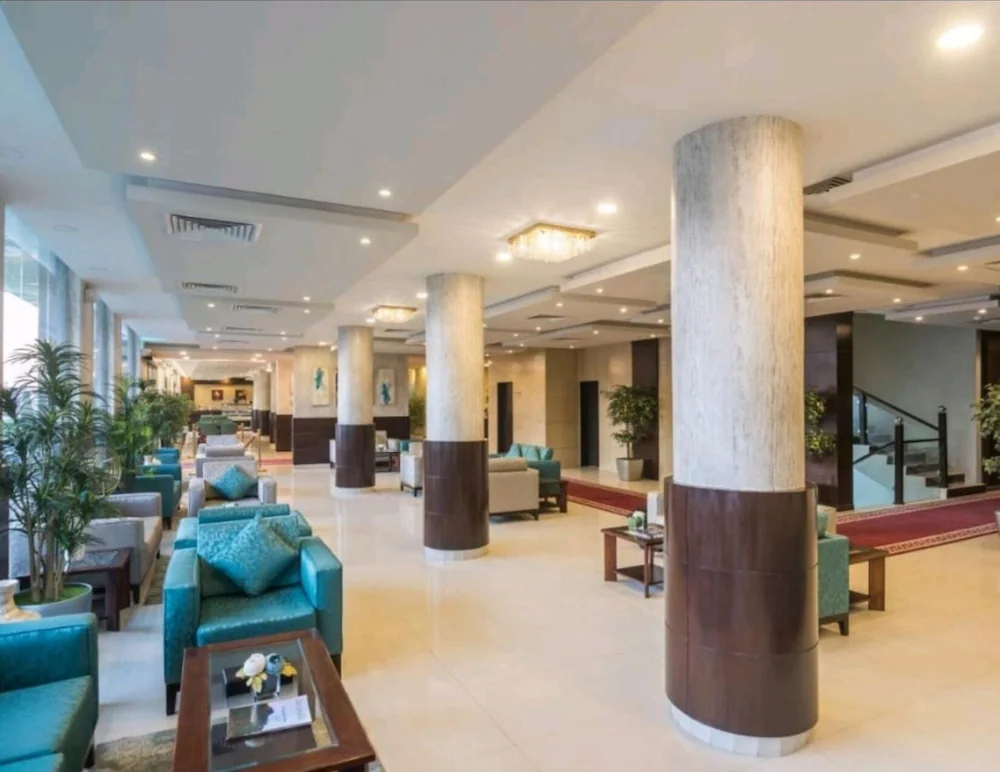 Lobby sitting area