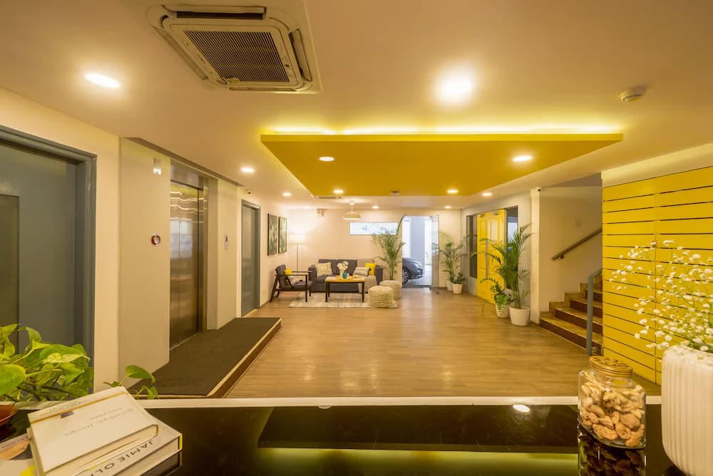 Interior entrance