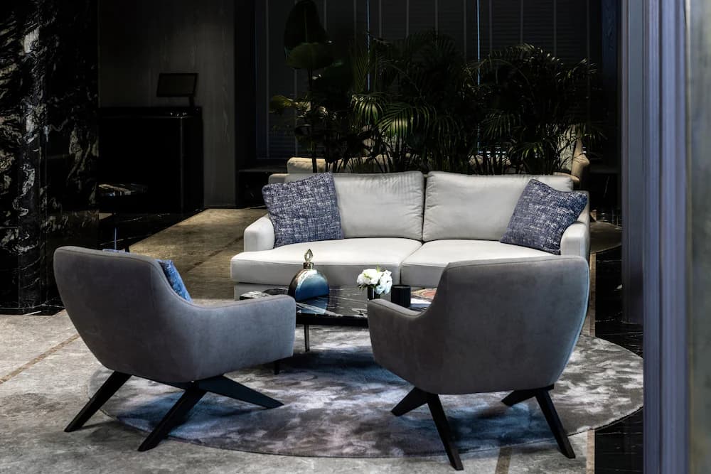Lobby sitting area