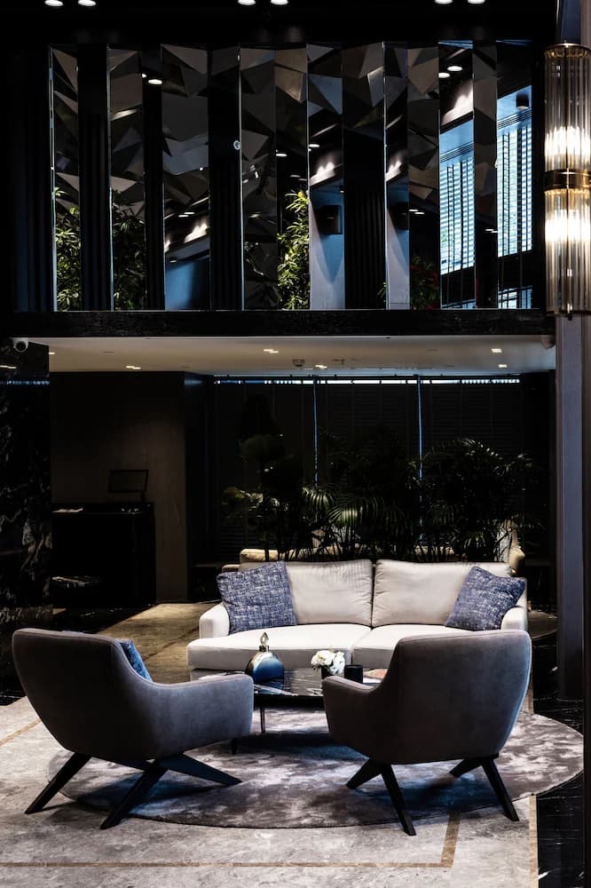 Lobby sitting area