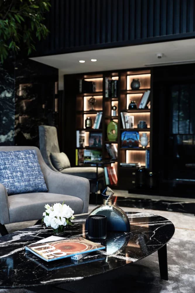 Lobby sitting area