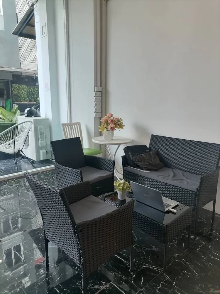 Lobby sitting area
