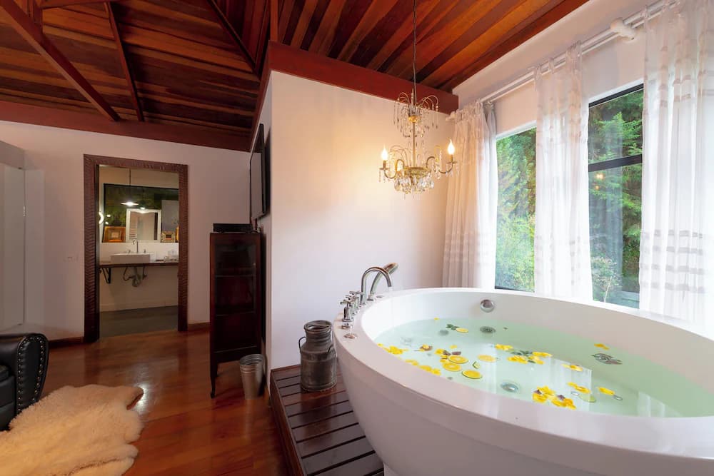 Private spa tub