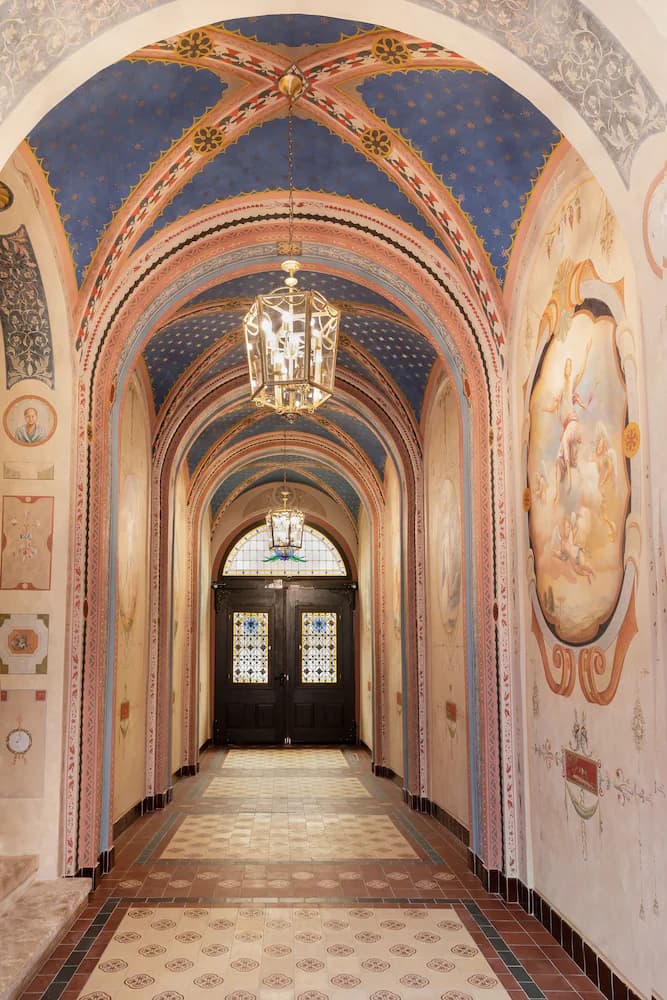 Interior entrance